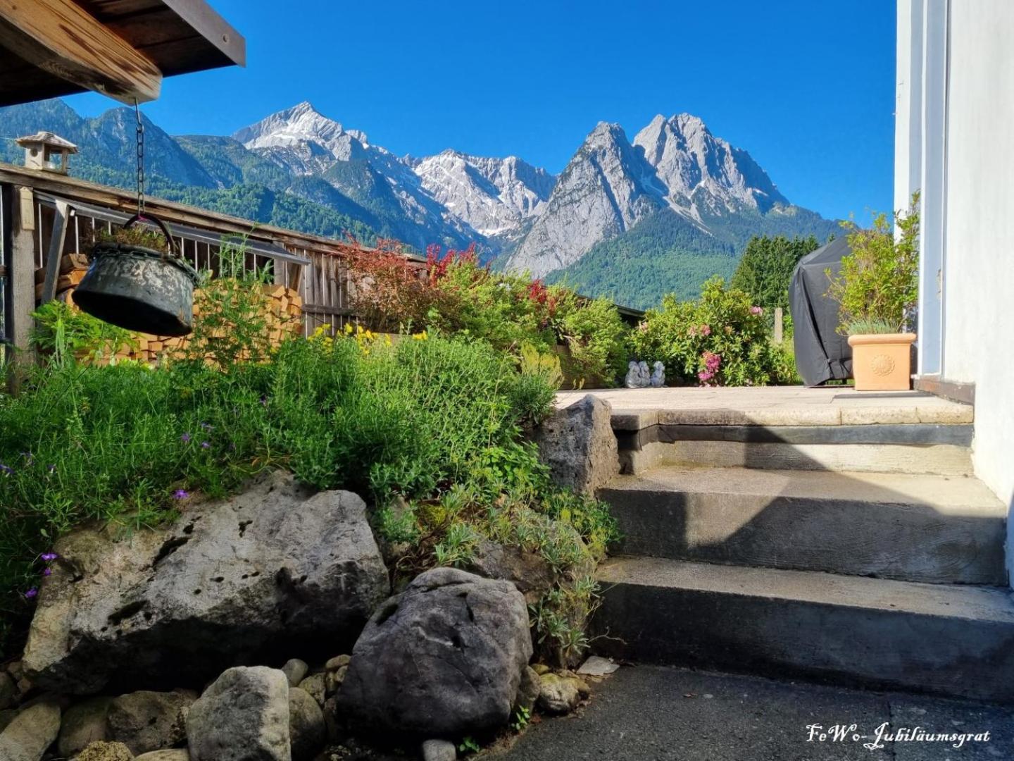 Haus Kreuzeckwiese - Fewo Juebilaumsgrat Garmisch-Partenkirchen Exteriör bild